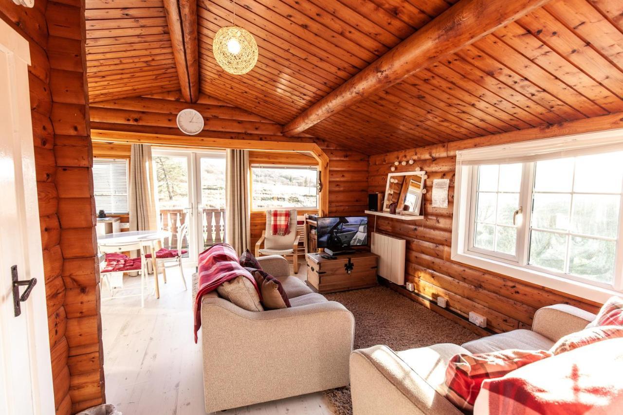 Welsh Retreat 2 Bedroom Log Cabin - Seren Property Trawsfynydd エクステリア 写真